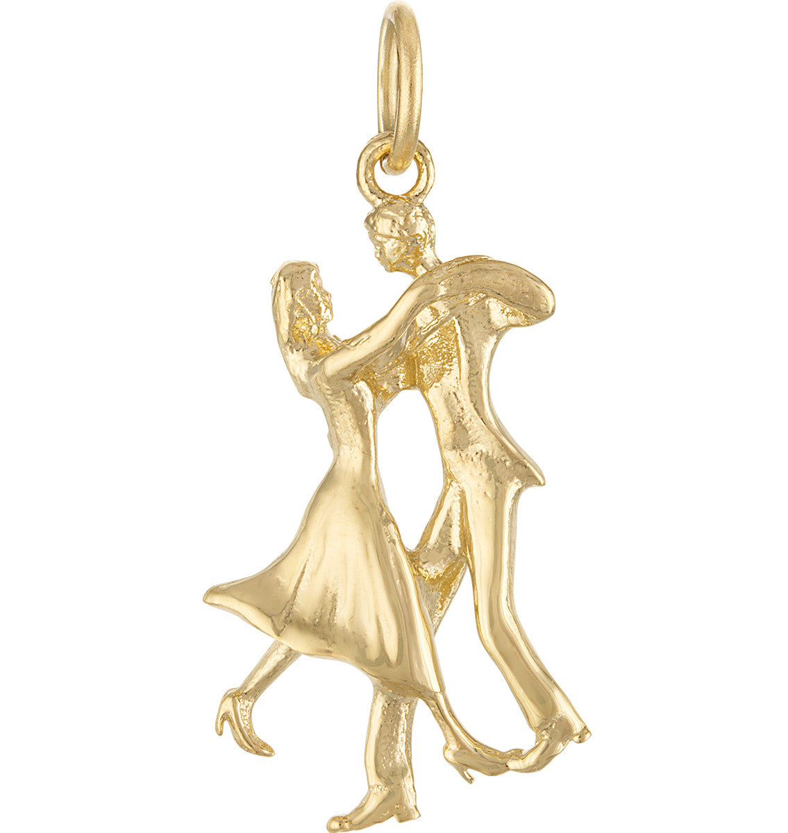 Dancing Couple 14K Gold Charm